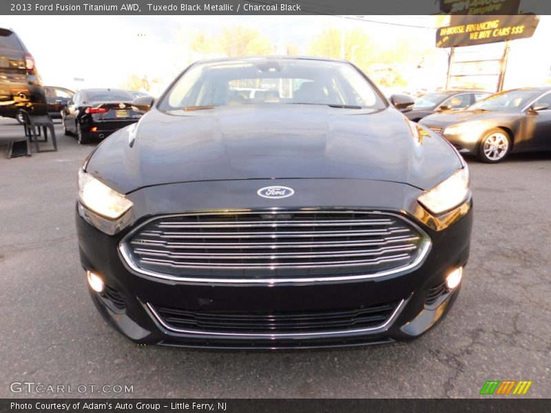 Tuxedo Black Metallic / Charcoal Black 2013 Ford Fusion Titanium AWD