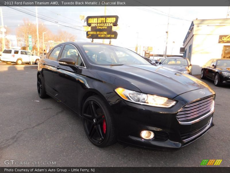 Tuxedo Black Metallic / Charcoal Black 2013 Ford Fusion Titanium AWD