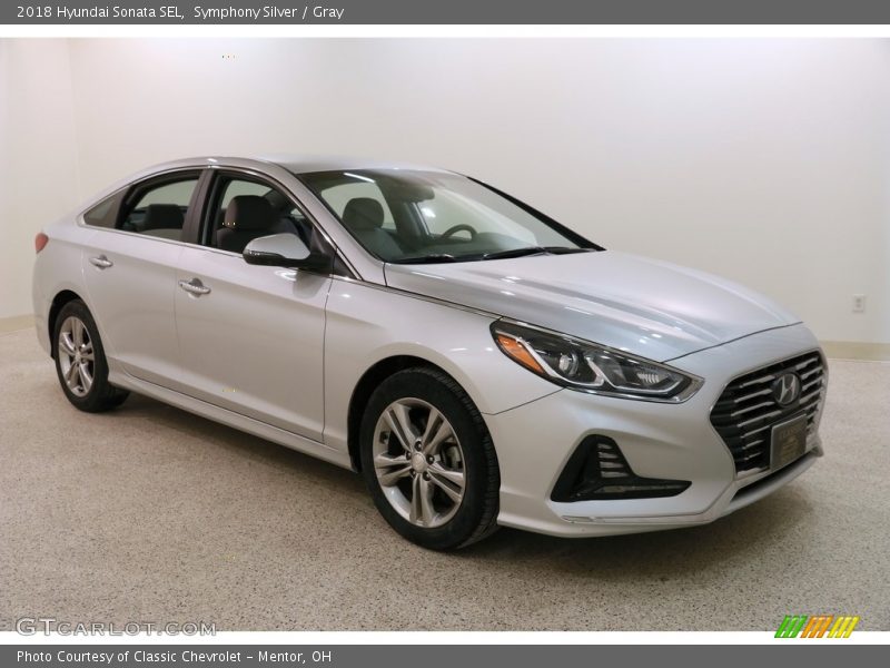 Symphony Silver / Gray 2018 Hyundai Sonata SEL