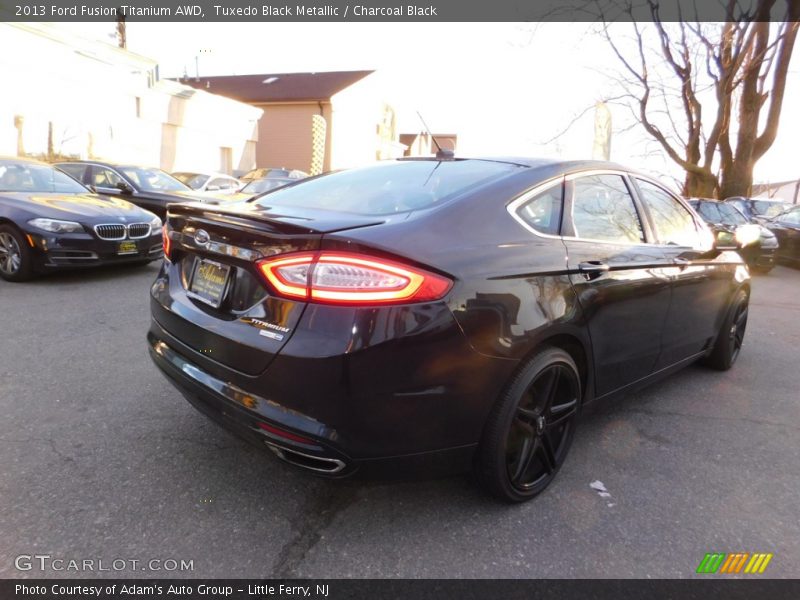 Tuxedo Black Metallic / Charcoal Black 2013 Ford Fusion Titanium AWD