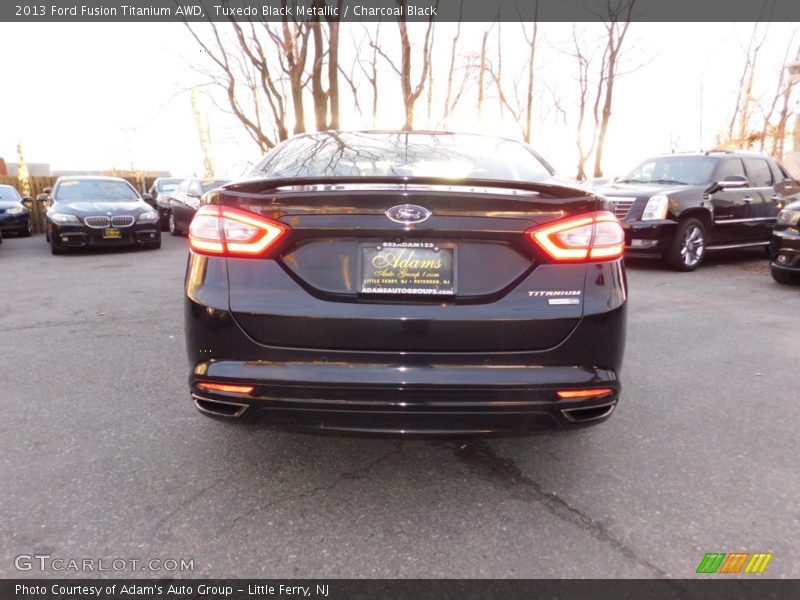 Tuxedo Black Metallic / Charcoal Black 2013 Ford Fusion Titanium AWD