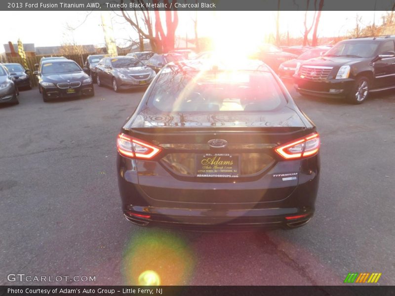 Tuxedo Black Metallic / Charcoal Black 2013 Ford Fusion Titanium AWD