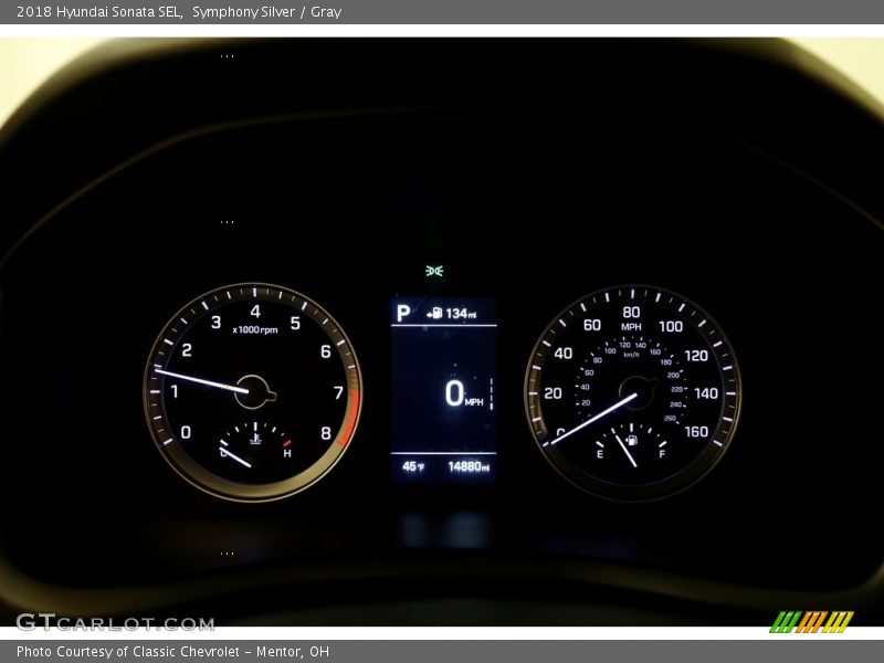 Symphony Silver / Gray 2018 Hyundai Sonata SEL