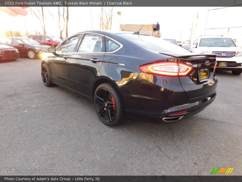Tuxedo Black Metallic / Charcoal Black 2013 Ford Fusion Titanium AWD