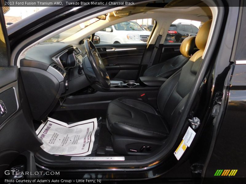 Tuxedo Black Metallic / Charcoal Black 2013 Ford Fusion Titanium AWD