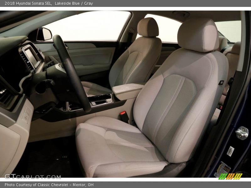 Lakeside Blue / Gray 2018 Hyundai Sonata SEL