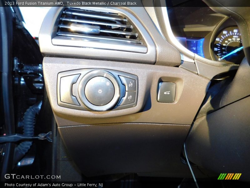 Tuxedo Black Metallic / Charcoal Black 2013 Ford Fusion Titanium AWD
