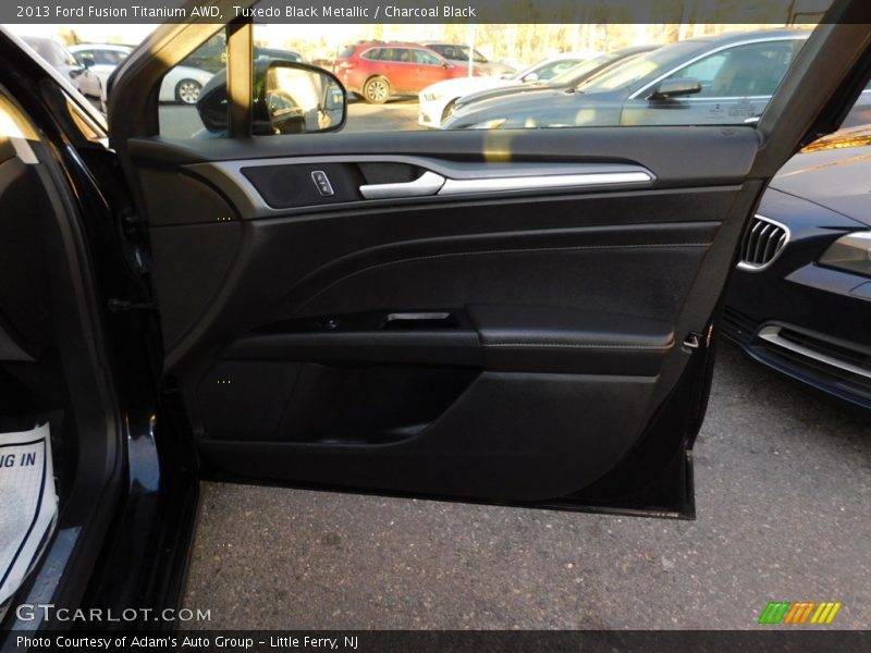 Tuxedo Black Metallic / Charcoal Black 2013 Ford Fusion Titanium AWD