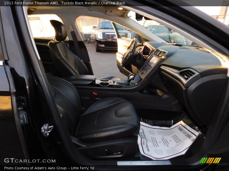 Tuxedo Black Metallic / Charcoal Black 2013 Ford Fusion Titanium AWD