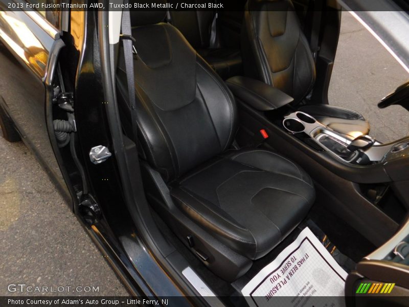 Tuxedo Black Metallic / Charcoal Black 2013 Ford Fusion Titanium AWD