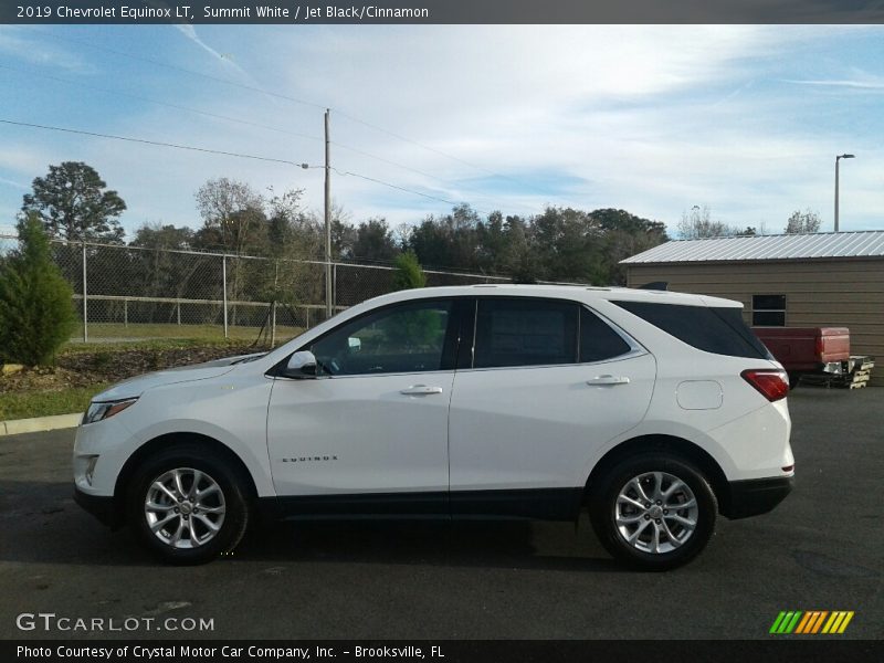 Summit White / Jet Black/Cinnamon 2019 Chevrolet Equinox LT
