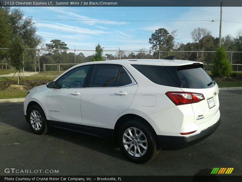 Summit White / Jet Black/Cinnamon 2019 Chevrolet Equinox LT