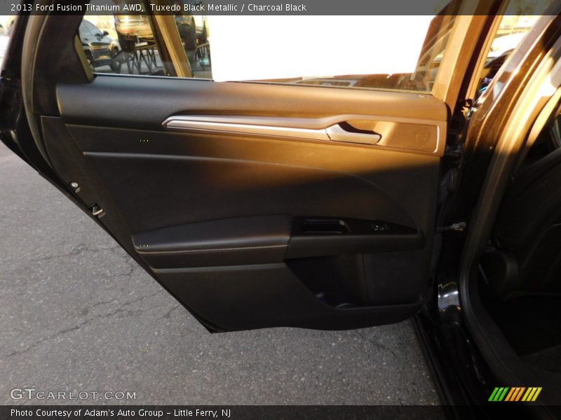 Tuxedo Black Metallic / Charcoal Black 2013 Ford Fusion Titanium AWD
