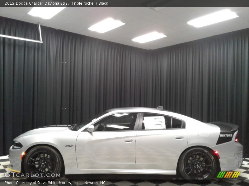 Triple Nickel / Black 2019 Dodge Charger Daytona 392