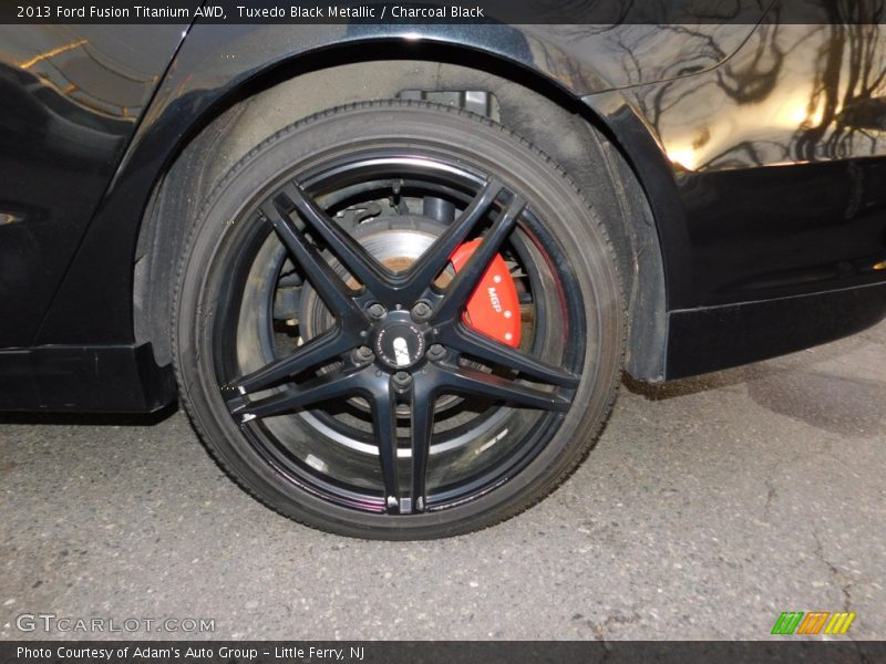 Tuxedo Black Metallic / Charcoal Black 2013 Ford Fusion Titanium AWD