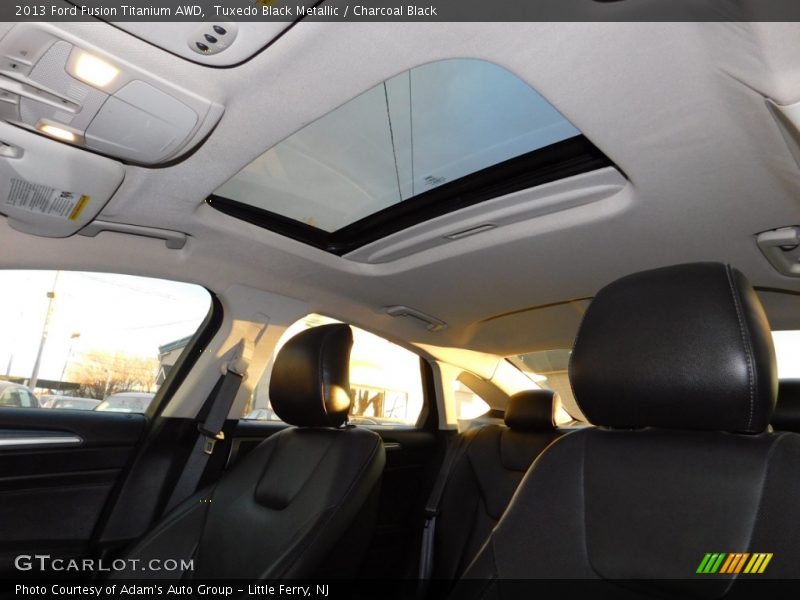 Tuxedo Black Metallic / Charcoal Black 2013 Ford Fusion Titanium AWD