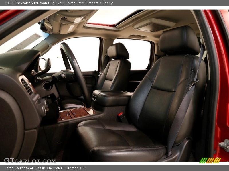 Crystal Red Tintcoat / Ebony 2012 Chevrolet Suburban LTZ 4x4