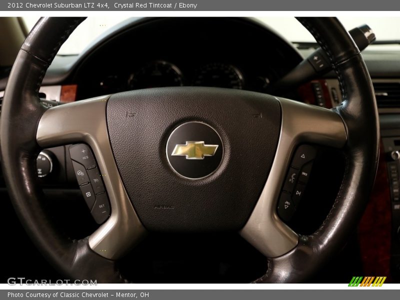 Crystal Red Tintcoat / Ebony 2012 Chevrolet Suburban LTZ 4x4
