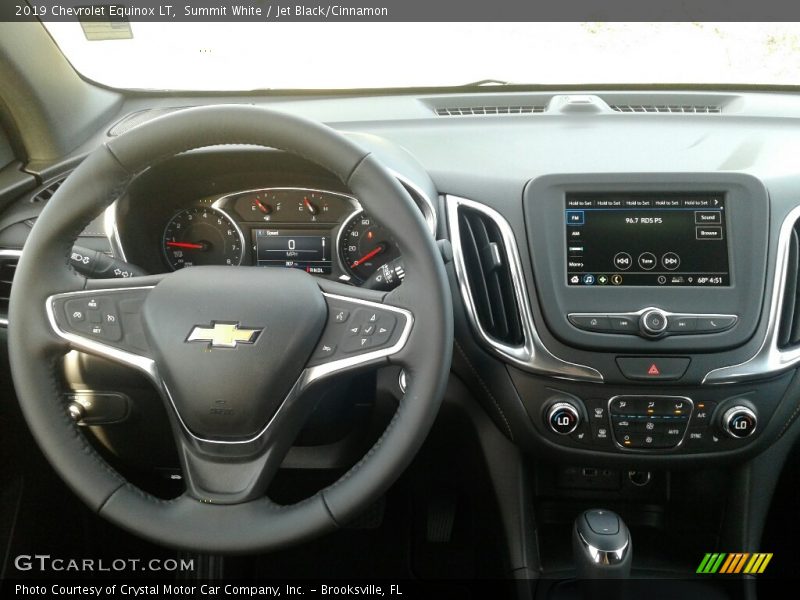 Summit White / Jet Black/Cinnamon 2019 Chevrolet Equinox LT