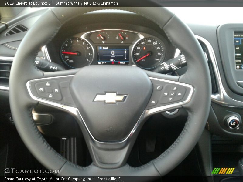 Summit White / Jet Black/Cinnamon 2019 Chevrolet Equinox LT