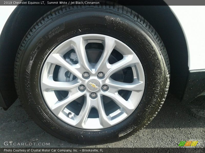 Summit White / Jet Black/Cinnamon 2019 Chevrolet Equinox LT