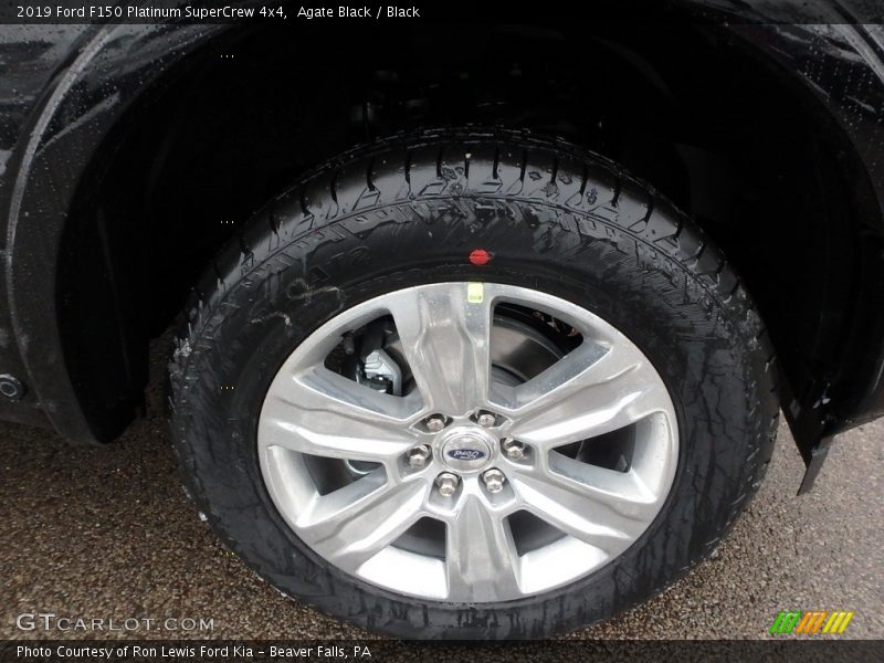 Agate Black / Black 2019 Ford F150 Platinum SuperCrew 4x4