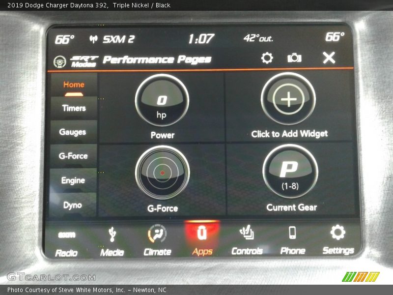 Triple Nickel / Black 2019 Dodge Charger Daytona 392