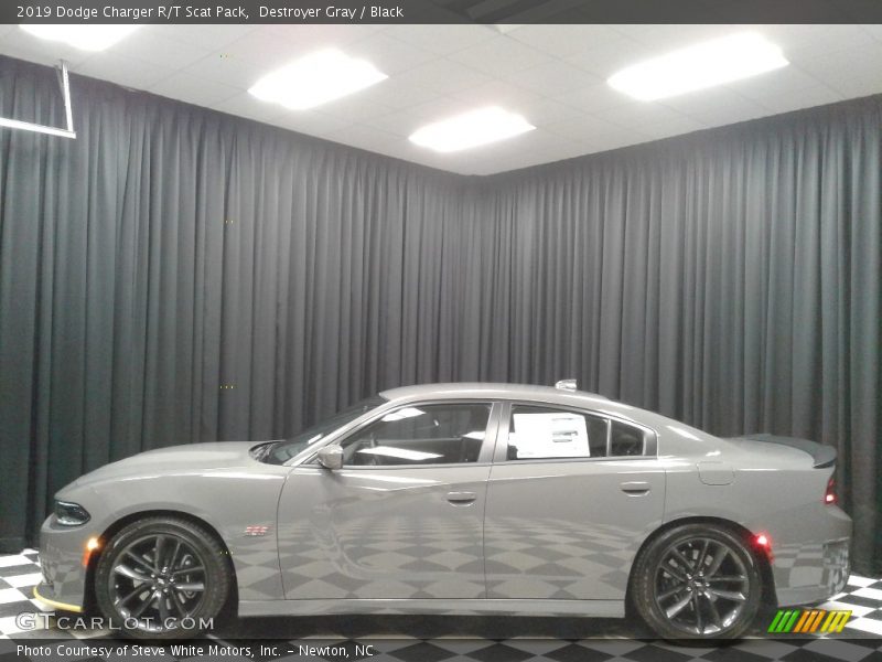 Destroyer Gray / Black 2019 Dodge Charger R/T Scat Pack