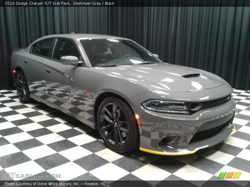 Destroyer Gray / Black 2019 Dodge Charger R/T Scat Pack
