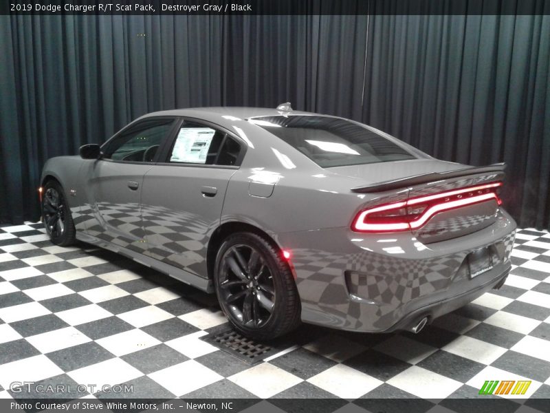Destroyer Gray / Black 2019 Dodge Charger R/T Scat Pack