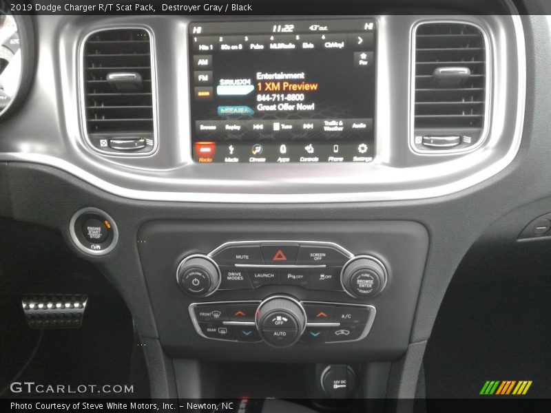 Destroyer Gray / Black 2019 Dodge Charger R/T Scat Pack