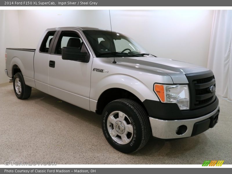 Ingot Silver / Steel Grey 2014 Ford F150 XL SuperCab