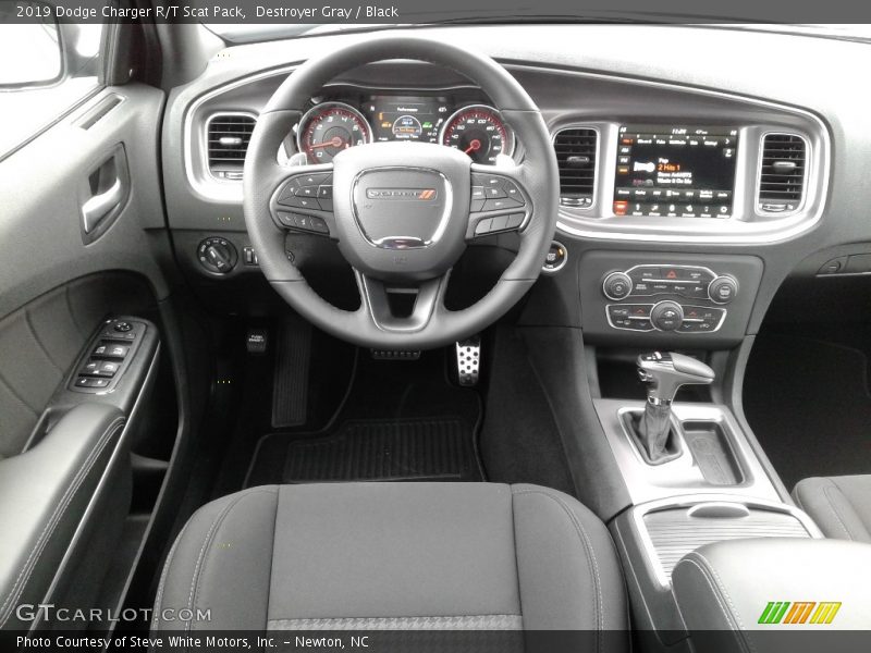Destroyer Gray / Black 2019 Dodge Charger R/T Scat Pack