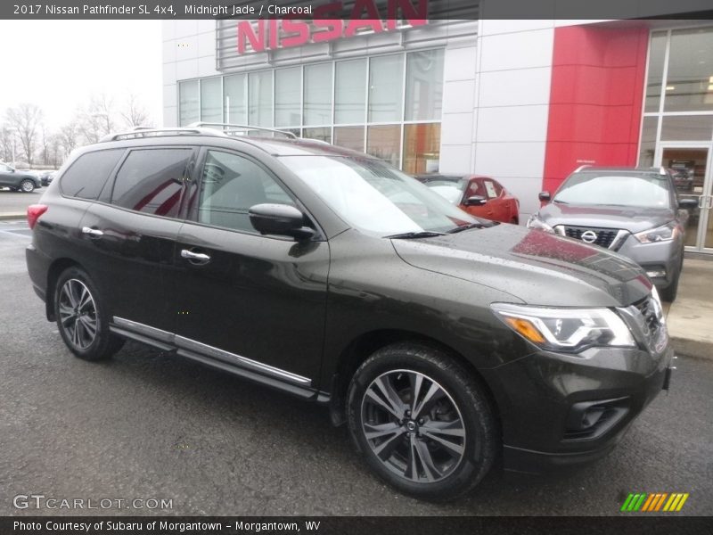Midnight Jade / Charcoal 2017 Nissan Pathfinder SL 4x4