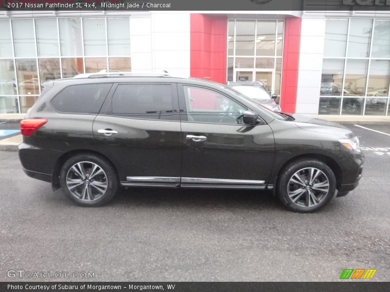 Midnight Jade / Charcoal 2017 Nissan Pathfinder SL 4x4