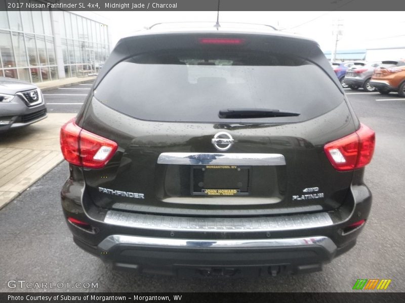 Midnight Jade / Charcoal 2017 Nissan Pathfinder SL 4x4