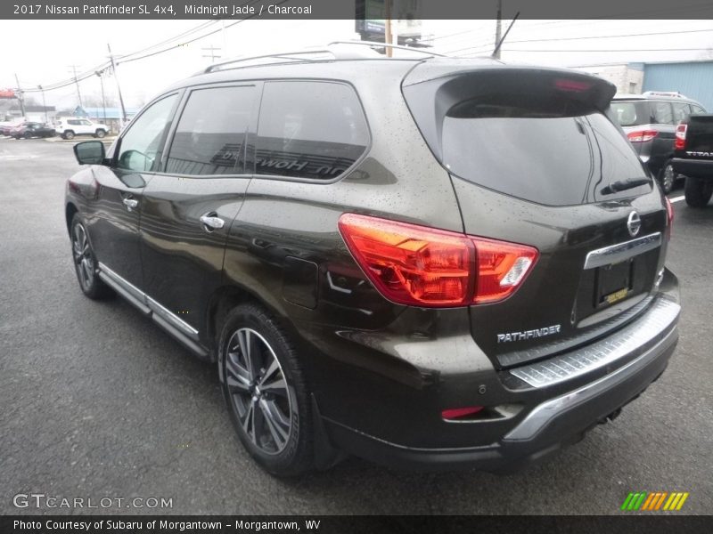 Midnight Jade / Charcoal 2017 Nissan Pathfinder SL 4x4