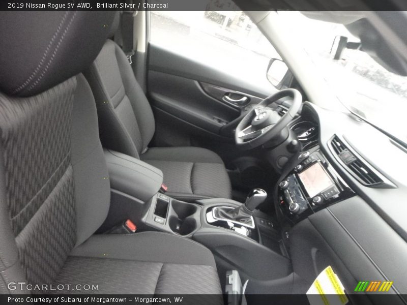 Brilliant Silver / Charcoal 2019 Nissan Rogue SV AWD