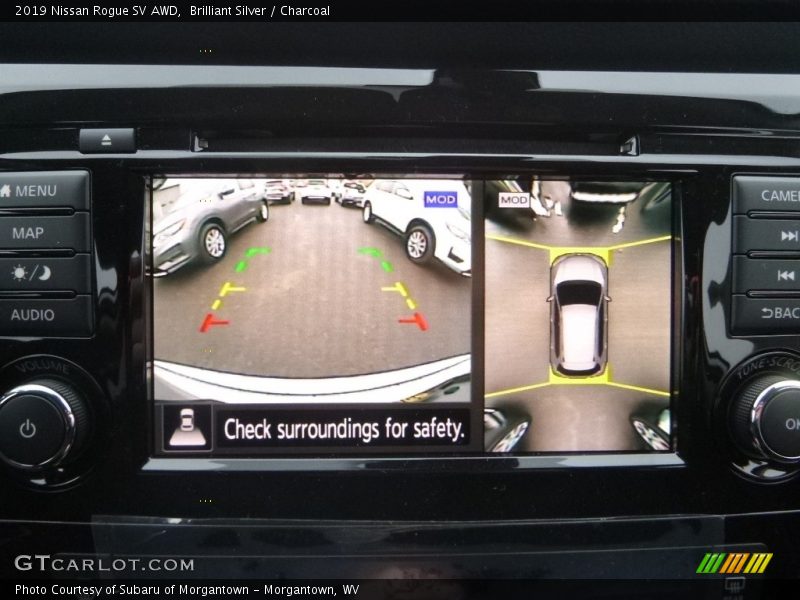 Brilliant Silver / Charcoal 2019 Nissan Rogue SV AWD