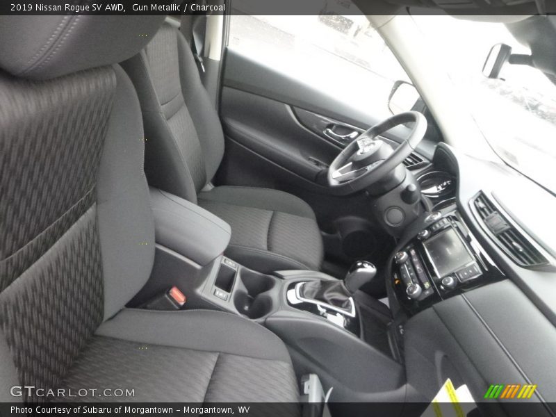 Gun Metallic / Charcoal 2019 Nissan Rogue SV AWD