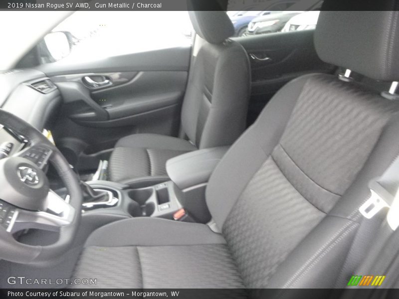 Gun Metallic / Charcoal 2019 Nissan Rogue SV AWD