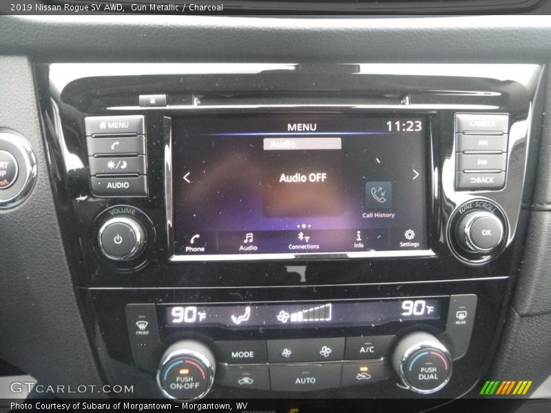 Gun Metallic / Charcoal 2019 Nissan Rogue SV AWD