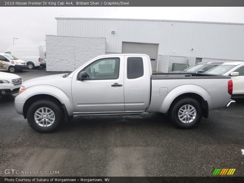 Brilliant Silver / Graphite/Steel 2019 Nissan Frontier SV King Cab 4x4