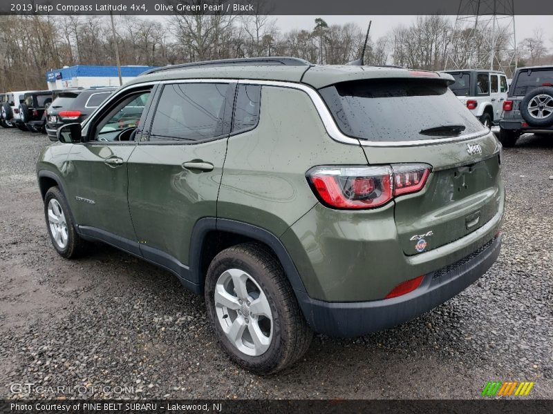 Olive Green Pearl / Black 2019 Jeep Compass Latitude 4x4
