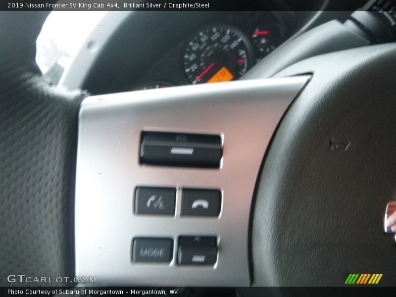 Brilliant Silver / Graphite/Steel 2019 Nissan Frontier SV King Cab 4x4
