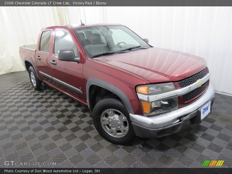Victory Red / Ebony 2008 Chevrolet Colorado LT Crew Cab