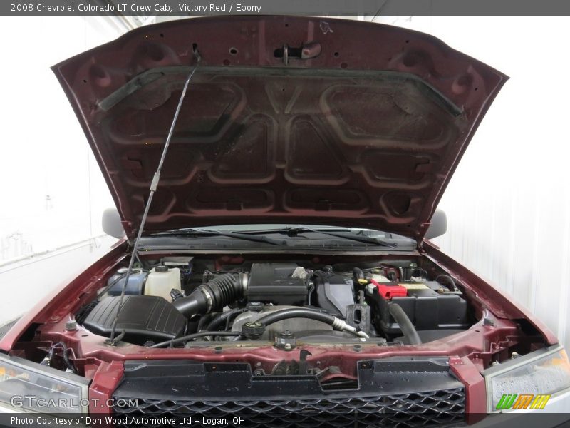 Victory Red / Ebony 2008 Chevrolet Colorado LT Crew Cab