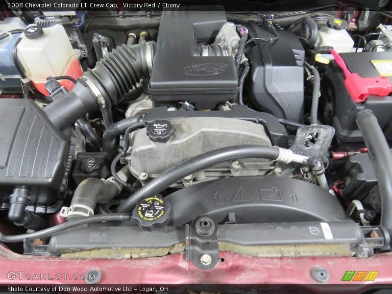 Victory Red / Ebony 2008 Chevrolet Colorado LT Crew Cab