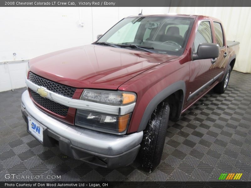 Victory Red / Ebony 2008 Chevrolet Colorado LT Crew Cab