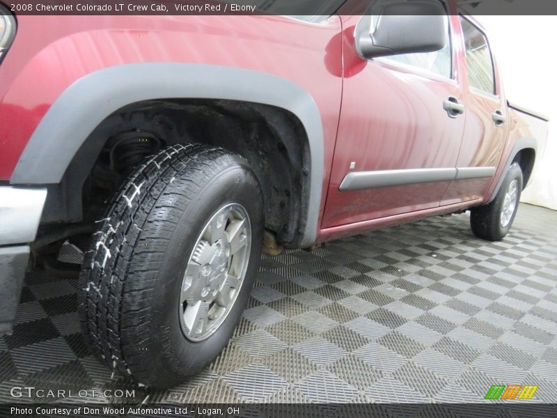 Victory Red / Ebony 2008 Chevrolet Colorado LT Crew Cab